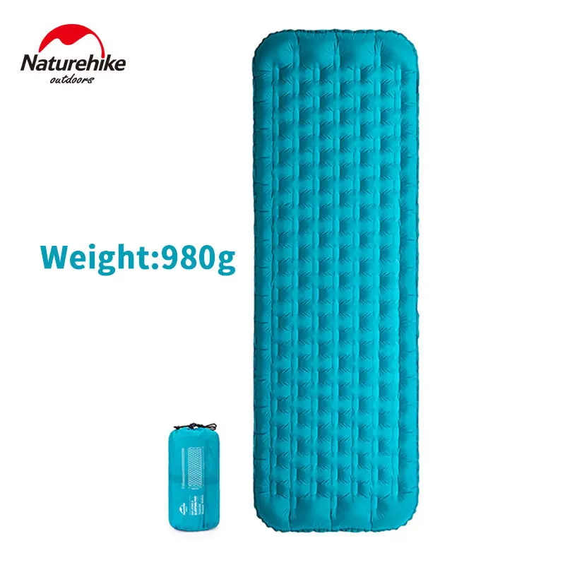 

Naturehike Camping Mat 20D Inflatable Ultralight Sleeping Pad Thickened 9cm Mat TPU Waterproof 3D Egg Trough Outdoor Camping Mat
