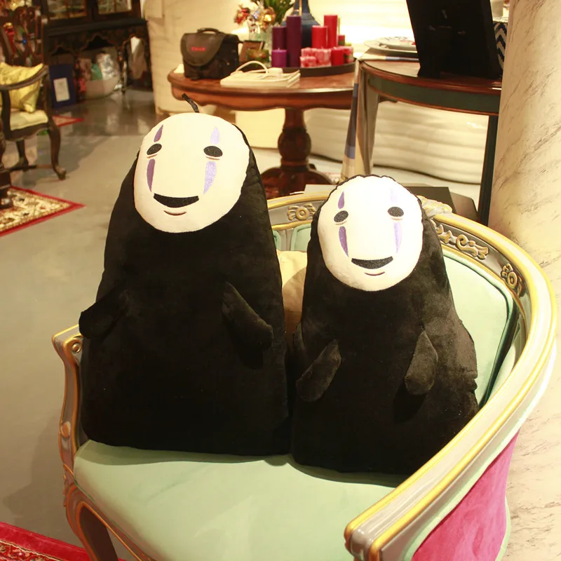 

40/60CM Studio Ghibli Spirited Away Kaonashi No Face Faceless Cosplay Plush Toy Cartoon Stuffed Soft Doll Kawaii Gift Toys