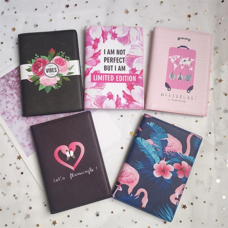 Брендовая Обложка для паспорта Good Trip зажим короткие наборы держатель с милым