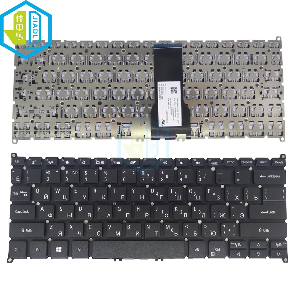 

RU Laptop Keyboard russian PC for Acer Spin 5 SP513 -51 52 53 SP513-52N SP513-53N SP314-51 notebook Keyboards Black SV3T-A81B