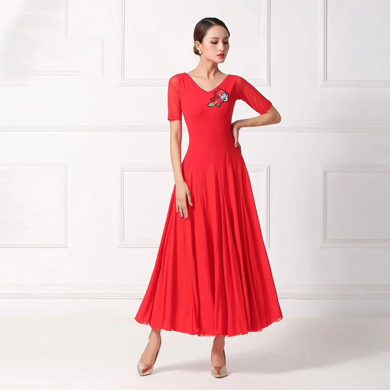 High Quality New Ballroom Dance Competition Dress Standard Dresses Modern Costume Women Waltz | Тематическая одежда и