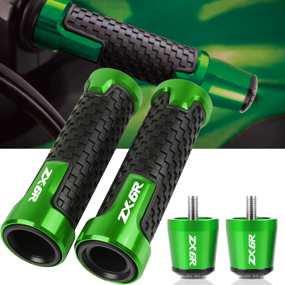 

For Kawasaki Ninja ZX-6R ZX6R ZX 6R 2019 2020 2021 2022 Motorcycle grips Bar End Plugs Handle Handlebar Plug End Cap grip