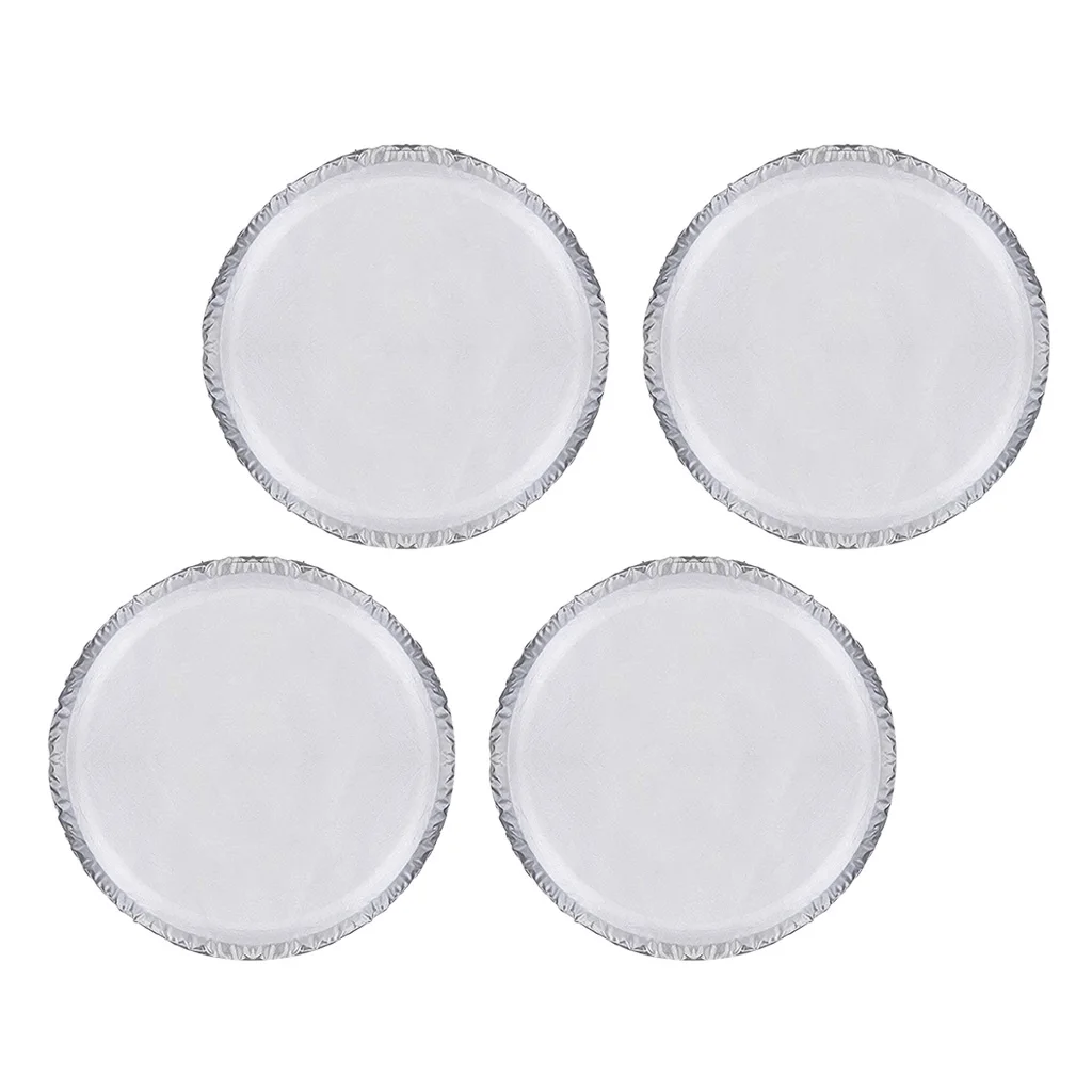 

4pcs RV Tire Wheel Covers High Elastic Camper for 27''-29'' Wheel Car Gray