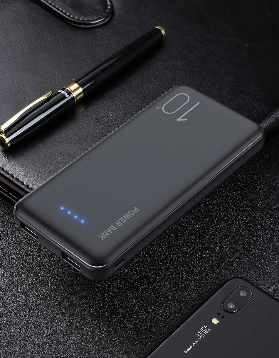 FLOVEME 10000mAh power Bank Портативное Мобильное Зарядное устройство телефон цифровой дисплей внешний аккумулятор Двойной USB быстрая зарядка power bank for xiaomi повербанк внешний аккумулятор пауэр банк зарядка