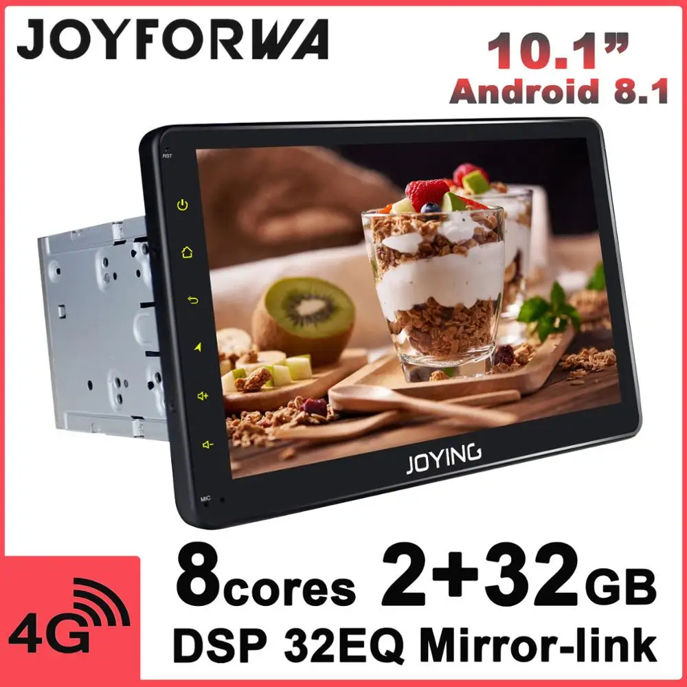 Gps DSP SPDIF 1280*720 10 1 &quot2Din Android 8 Автомобильный мультимедийный радио сабвуфер