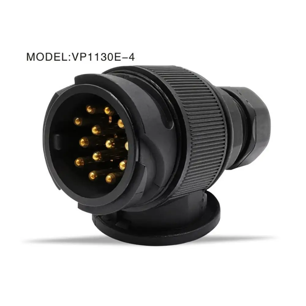 

12V 13 Pin Пластик Европейский Стандартный розетка трейлера Бар Разъем электрика разъем Водонепроницаемый буксировочный кабельный прицеп для ...