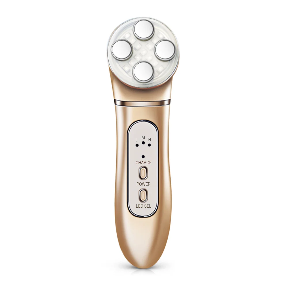 

Facial Mesotherapy Electroporation RF Radio Frequency LED Photon Face Lifting Tighten Wrinkle Removal Skin Care Face Massager