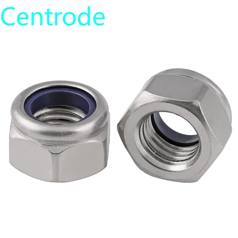 304 противоскользящая гайка из нержавеющей стали с тонкой