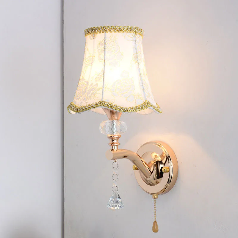 

Винтажное украшение в стиле лофт в скандинавском стиле, домашний хрустальный светильник luminaria, железная прикроватная лампа для гостиной, сп...