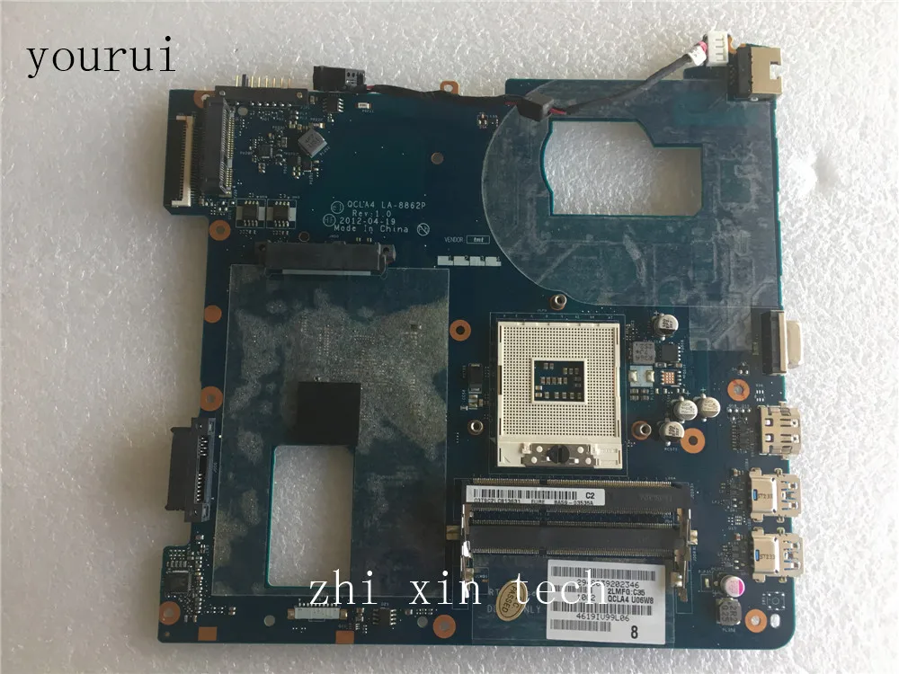 Yourui для Samsung NP350 NP350V5C NP350V5X Материнская плата ноутбука BA59 03535A QCLA4 LA 8862P DDR3 тест