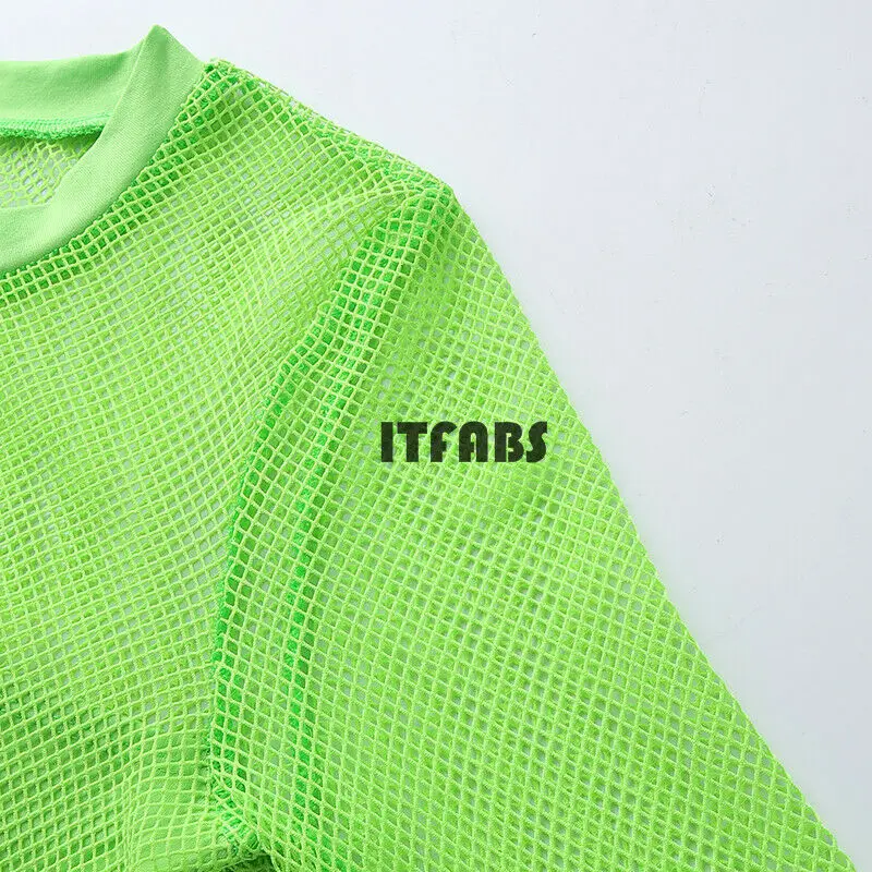 Новинка 2019 стильный женский укороченный топ с вырезами из сетчатой ткани в стиле