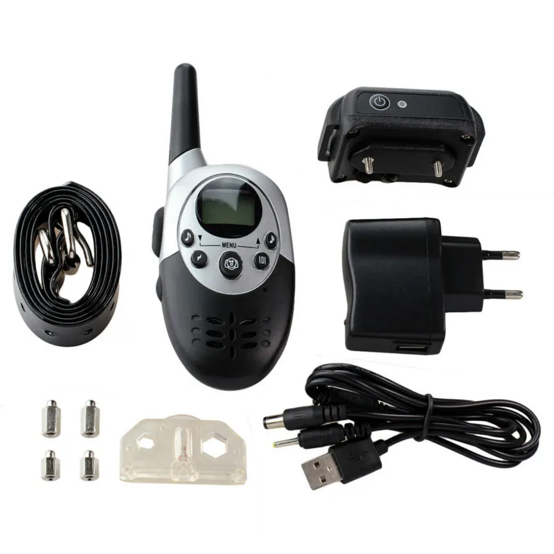 Ошейник для дрессировки собак с дистанционным управлением перезаряжаемый