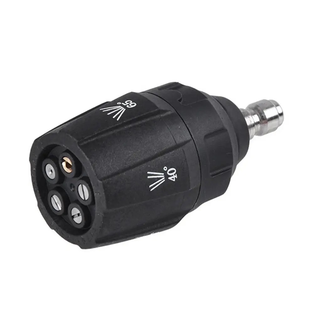 

Ultra-high Pressure Washer Nozzle 1/4 Inch Quick Connect for Pressure Washer Car Wash Nozzle Multi-angle Five-in-one Spray Nozzl