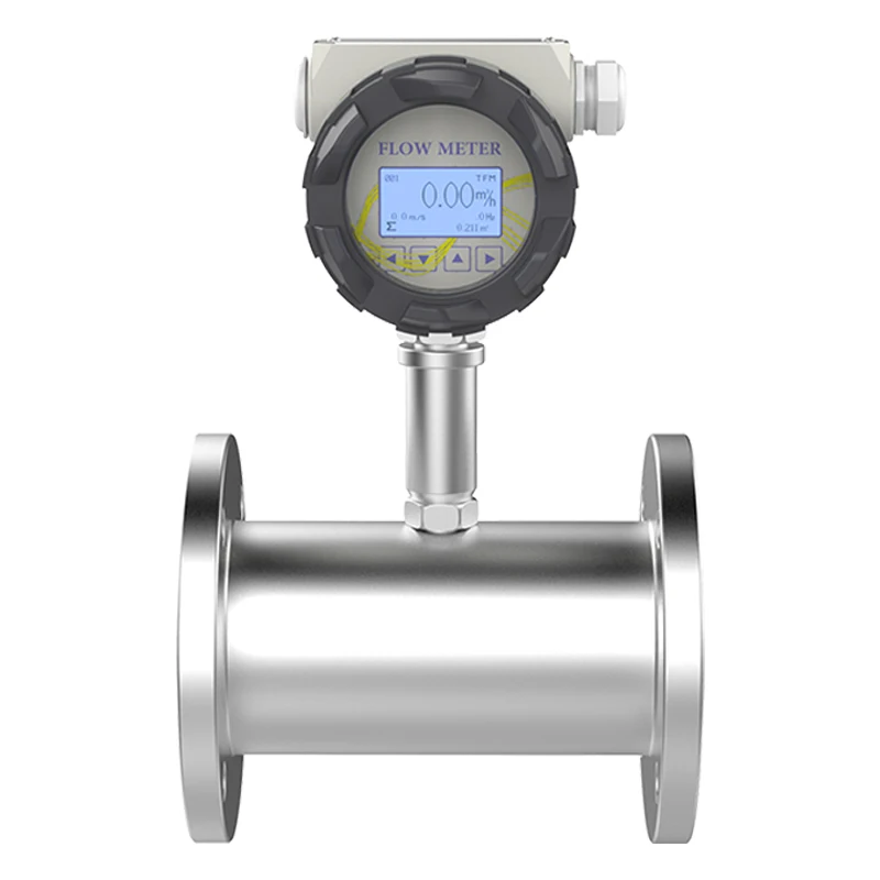 

Turbine flowmeter liquid methanol alcohol gasoline diesel ethanol integrated flange threaded water flowmeter