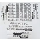 Для Mercedes Benz хромированные буквы W166 W167 C292 GLE300 GLE320 GLE350 GLE400 GLE450 GLE500 GLE550 эмблема 4matic эмблемы