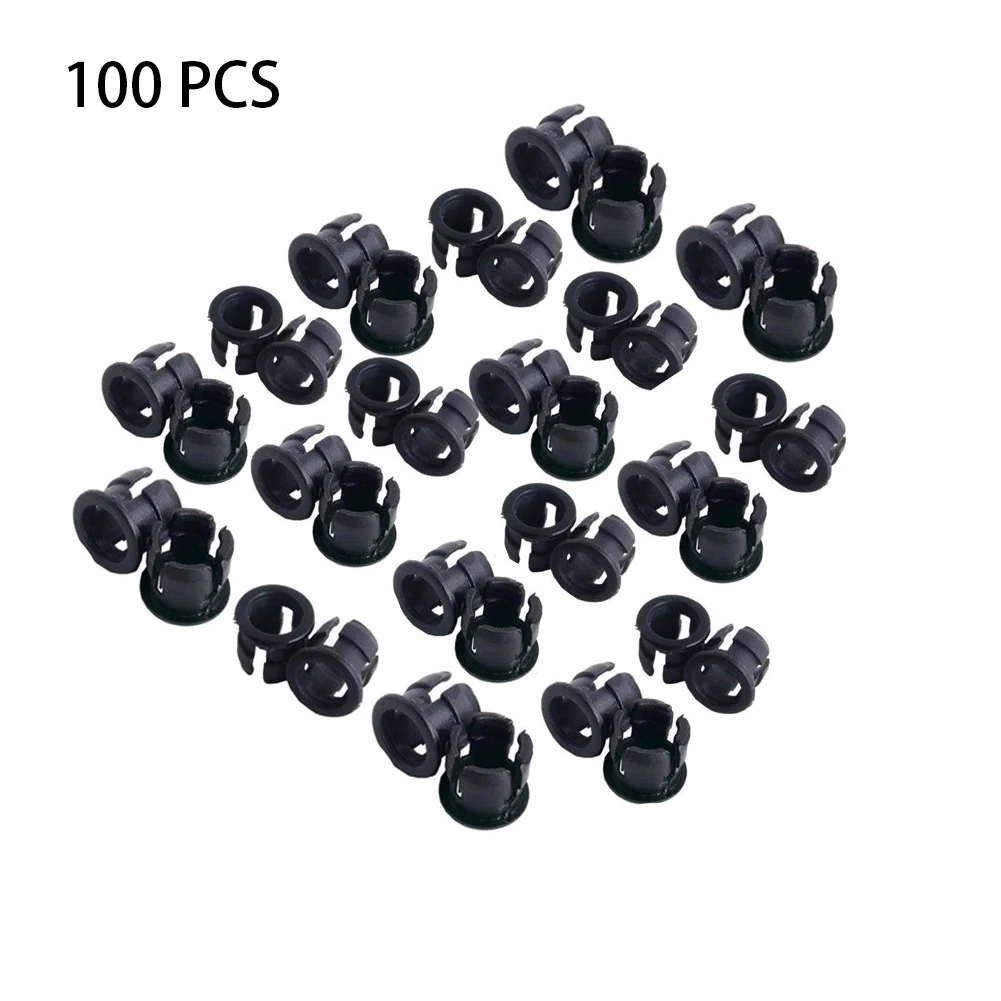 100 шт. Панелей ЧЕРНЫЙ светодиод база домашний адаптер пластик огнеупорная замена