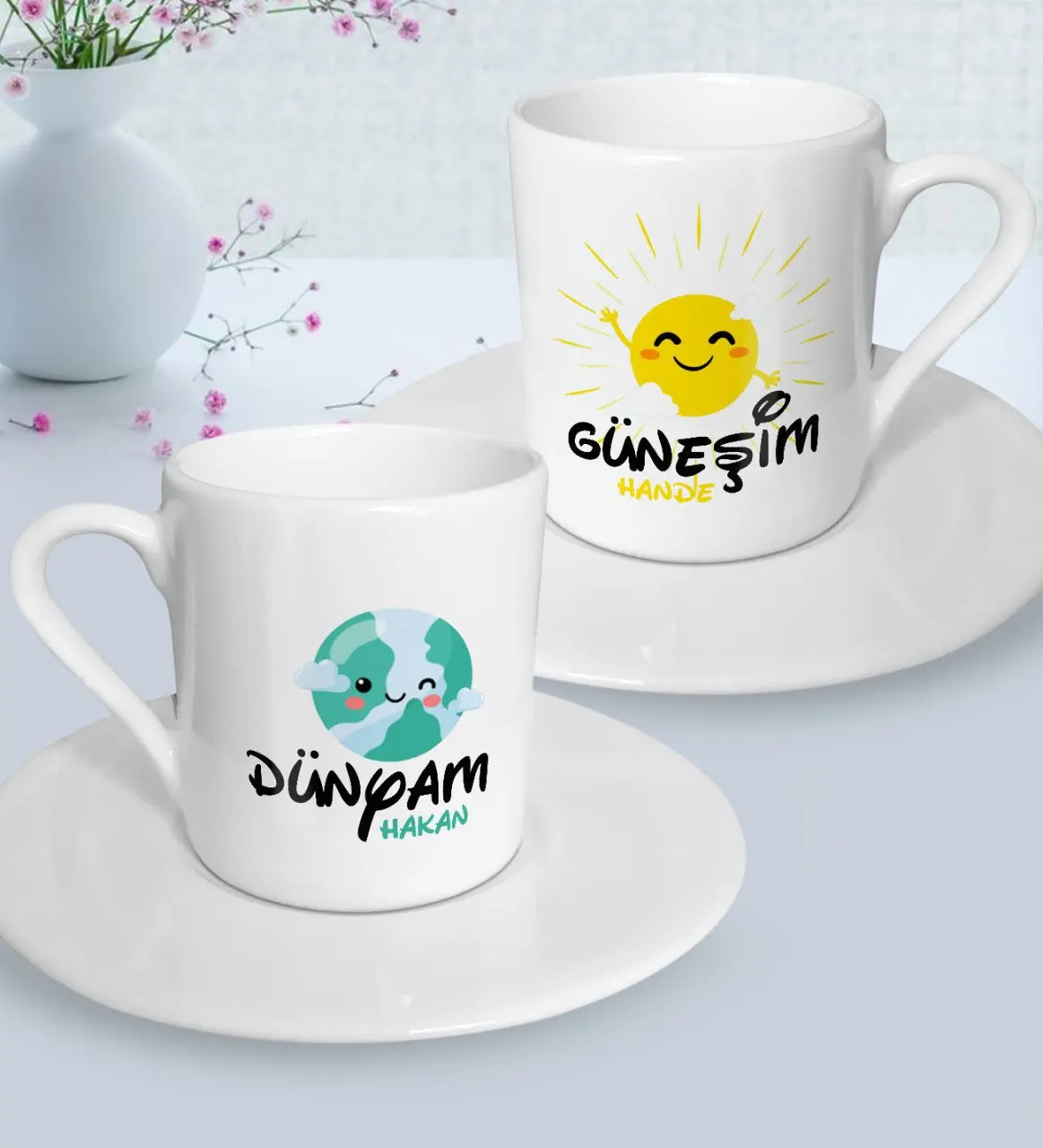 

Персонализированные солнечных лучей и нахождения вблизи источников мир двоичных чашка для кофе по-турецки Seti-3