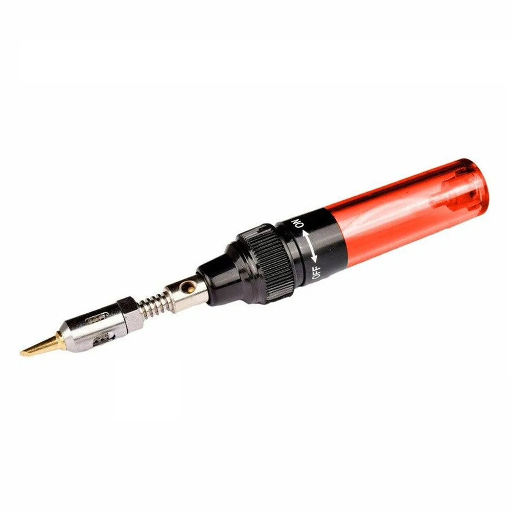 

35-45 Minutes Soldering Iron Accessory Set Butane Gas Metal Plastic Red