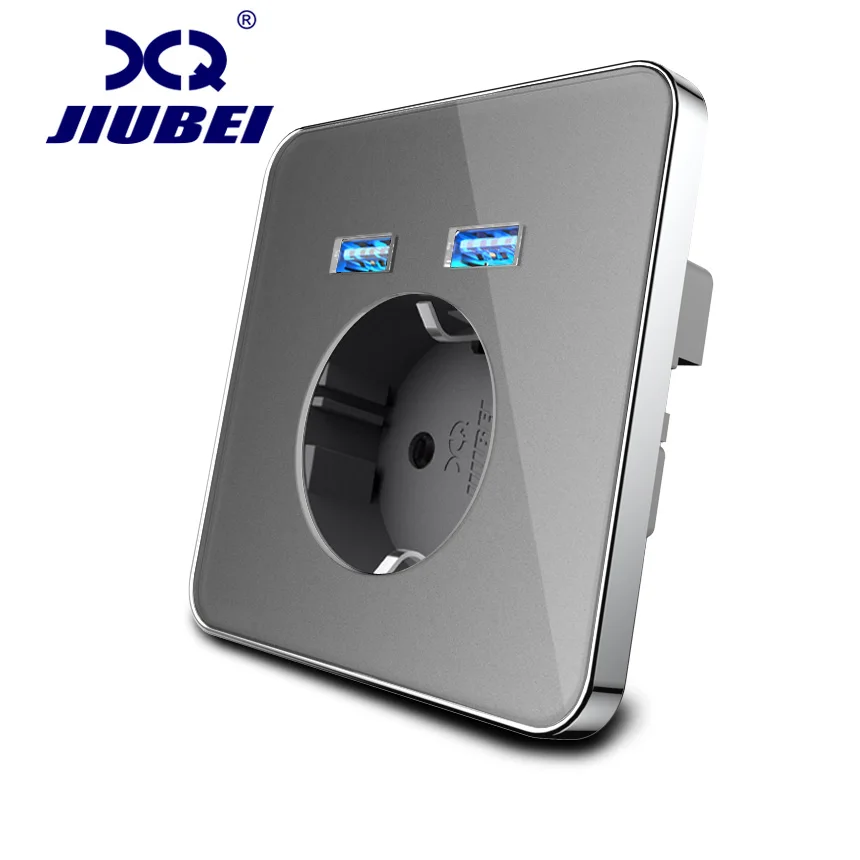 Jiubei умный дом 2A Dual USB Порты и разъёмы стены Зарядное устройство зарядный адаптер