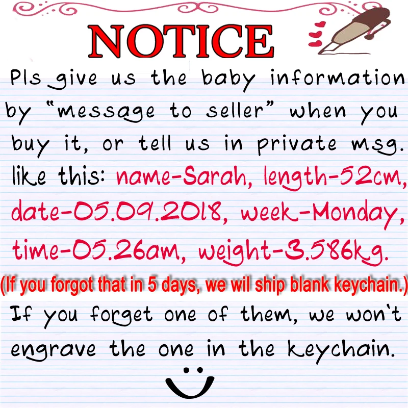 Подарочный Брелок для ключей сувенир новорожденных ювелирное изделие в форме