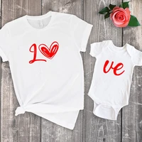 love matching outfits 2021 mama and mini shirts family matching outfits mom and baby matching outfits fashion tee 3m