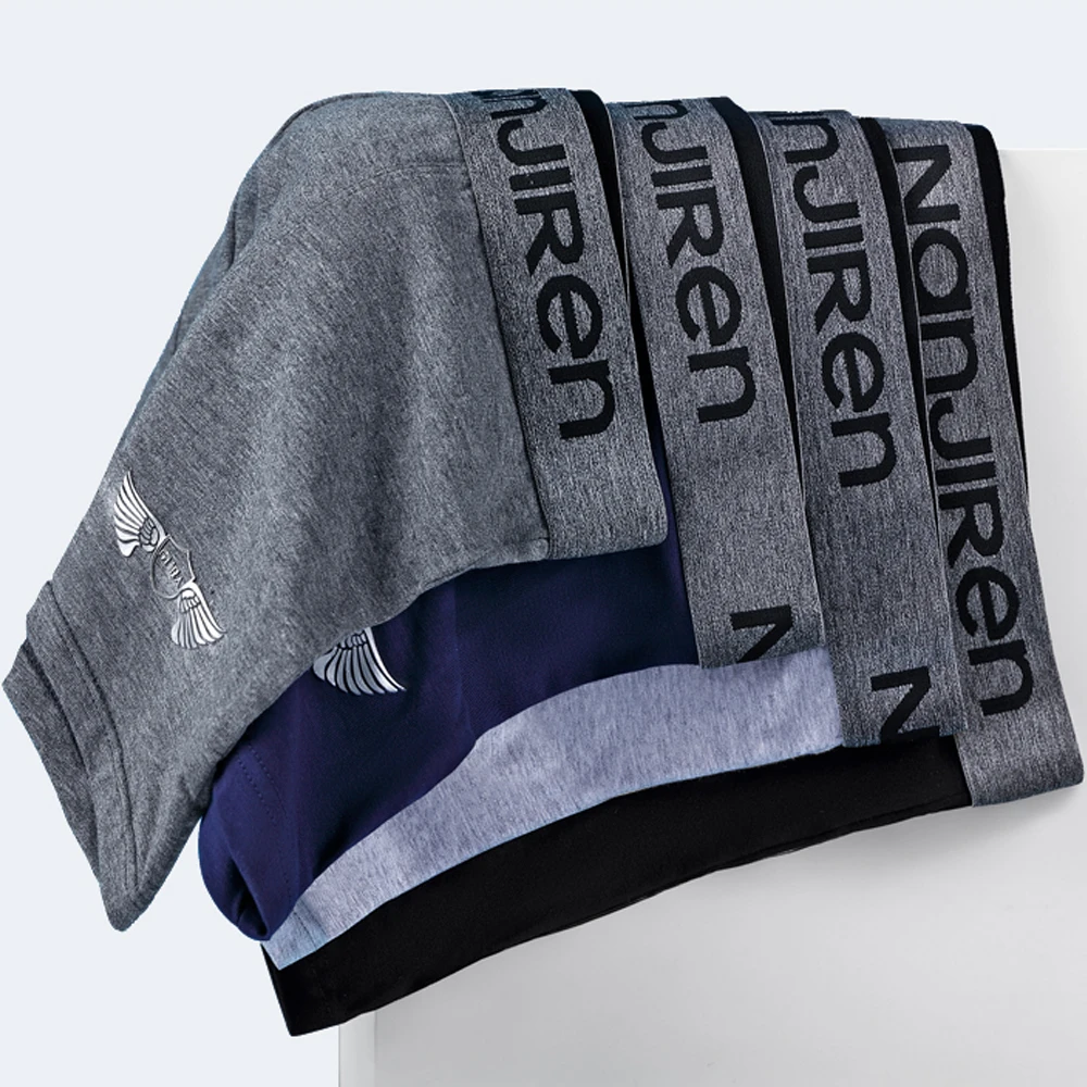 Brand Underwear Men Boxer Men's Panties Graphene 3A Grade Antibacterial Pure Breathable Boxershorts Calzoncillos Calecon Homme