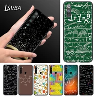 chemical equation silicone tpu cover for xiaomi mi note 11 10t 10 9 9t se 8 pro lite ultra 5g phone case bag
