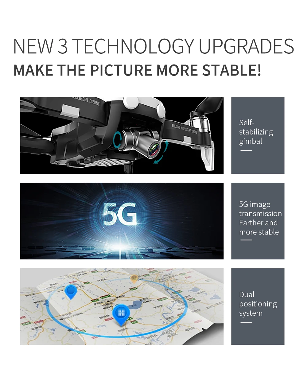 F8 gps Дрон Профессиональный 4K камера с двухосевой анти-встряхивание самостабилизирующийся Gimbal RC бесщеточный вертолет Квадрокоптер VS ZENK1