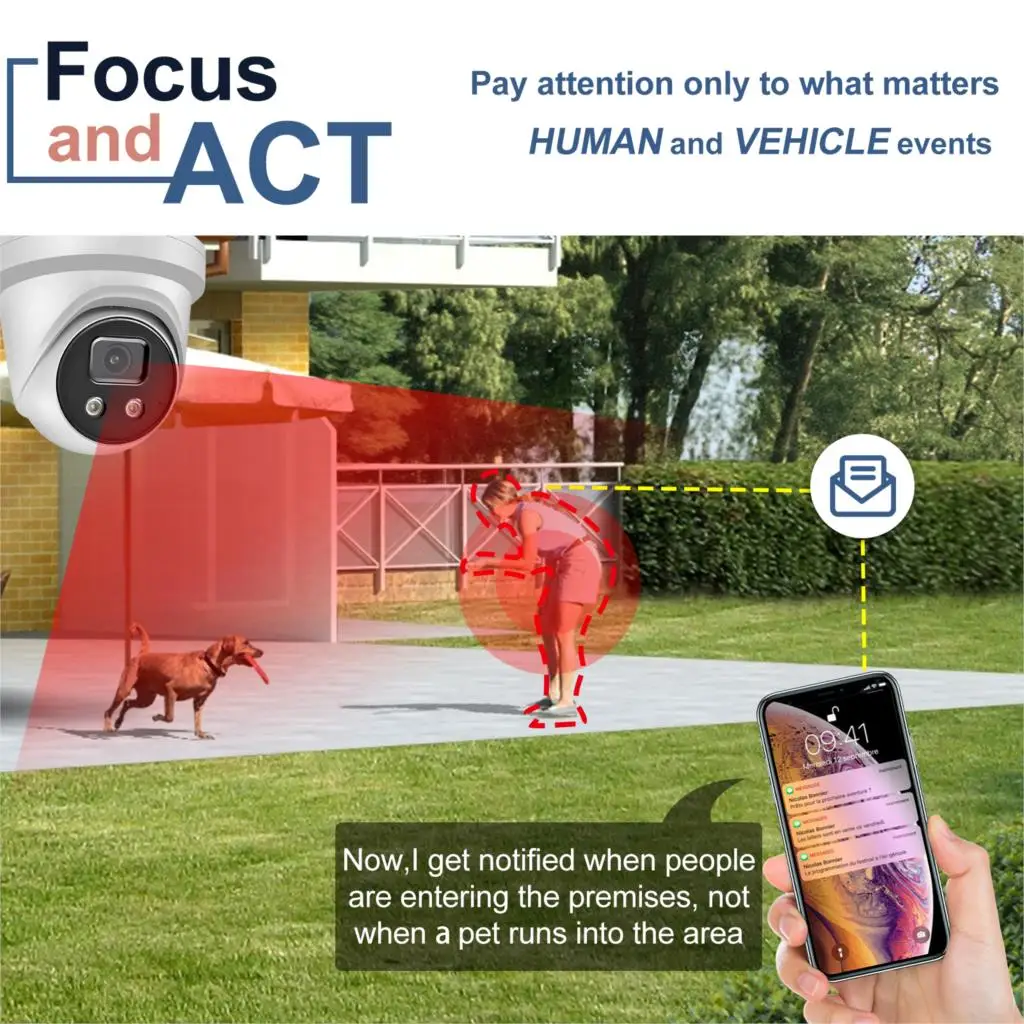 Pаспродажа IP-камера Hikvision, 8 Мп, 4K, DS-2CD2386G2-IU оригинальная, PoE, купольная, ИК, встроенный микрофон, классификация людей и автомобилей, DarkFighter, IP67