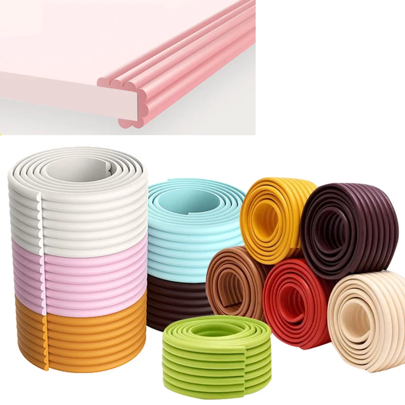 

2M Baby Safety Protection Strip Table Desk Edge Guard Strip Corner Protector Furniture Corners Safety For Children Soft Corner