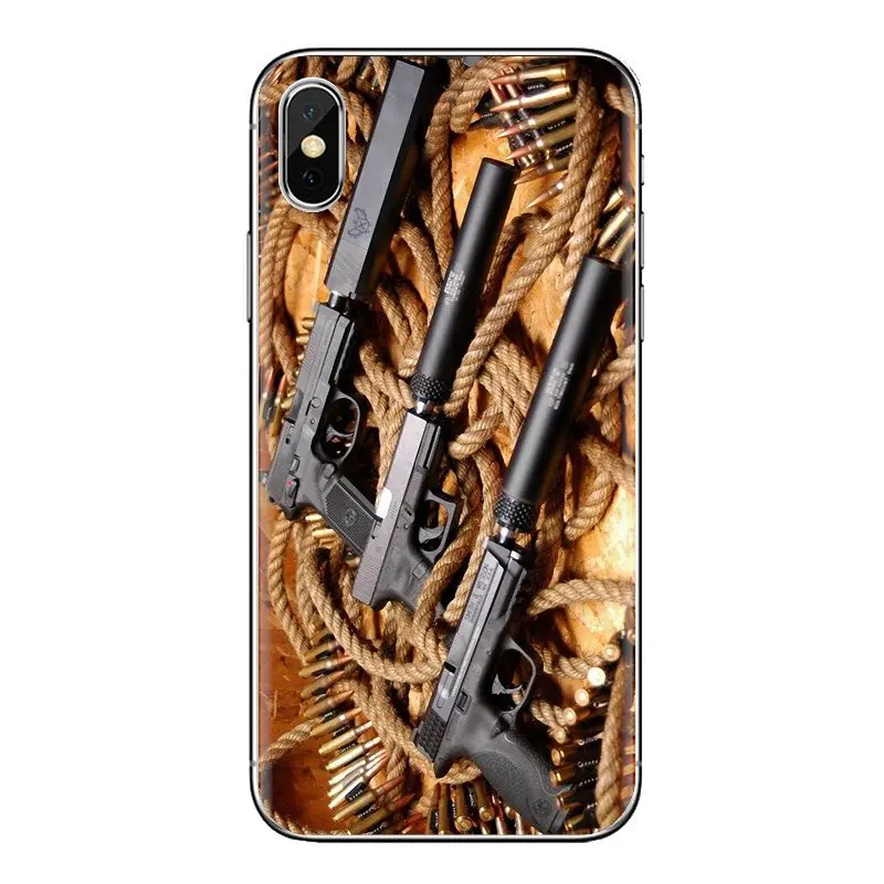 Pistolas Glock оружие пуля для ружья huawei P Smart Y6 P8 P9 P10 Plus Nova P20 Lite Pro Mini 2017 SLA-L02 SLA-L22 2i чехлы