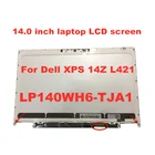 Оригинальный ЖК-дисплей для dell xps 14z, экран для ноутбука F2140WH6, ЖК-экран, 14-дюймовая панель 1366*768, 40pin