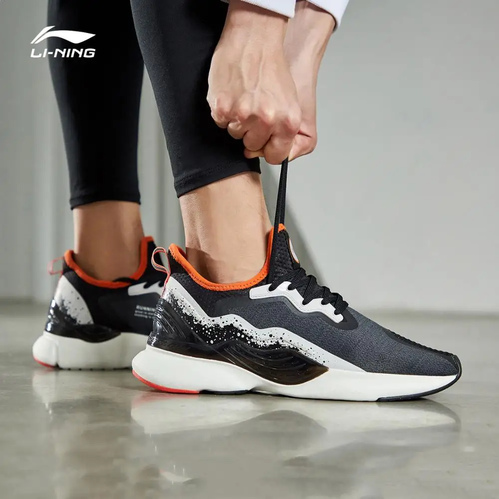 Li Ning/мужские CRAZYRUN X кроссовки из ТПУ с подкладом спортивная обувь защитой от