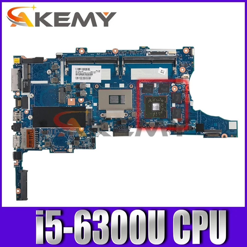 

Akemy 839234-001 839234-601 материнская плата для HP ZBook 15u G3 840 G3 серии Материнская плата для ноутбука i5-6300U Процессор 100% полностью протестирована