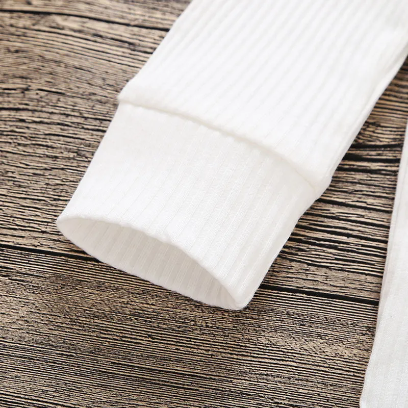 Детская одежда из хлопка с длинным рукавом треугольная яркая весенняя для