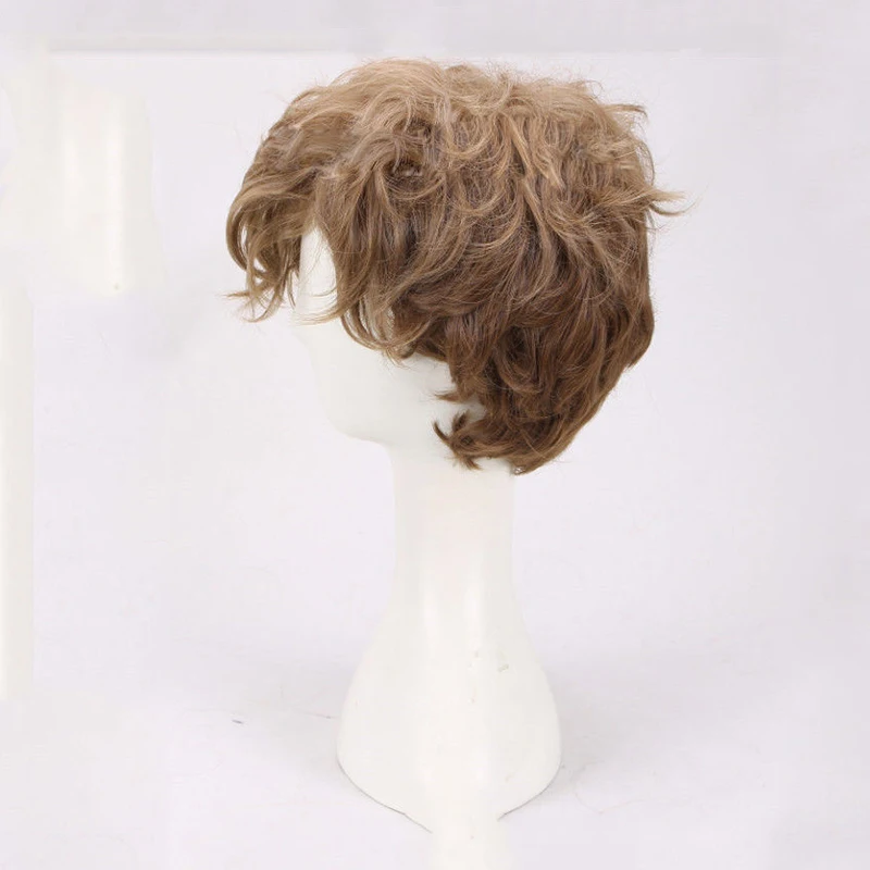 Парик для косплея сказочные твари и где их найти короткий коричневый кудрявый