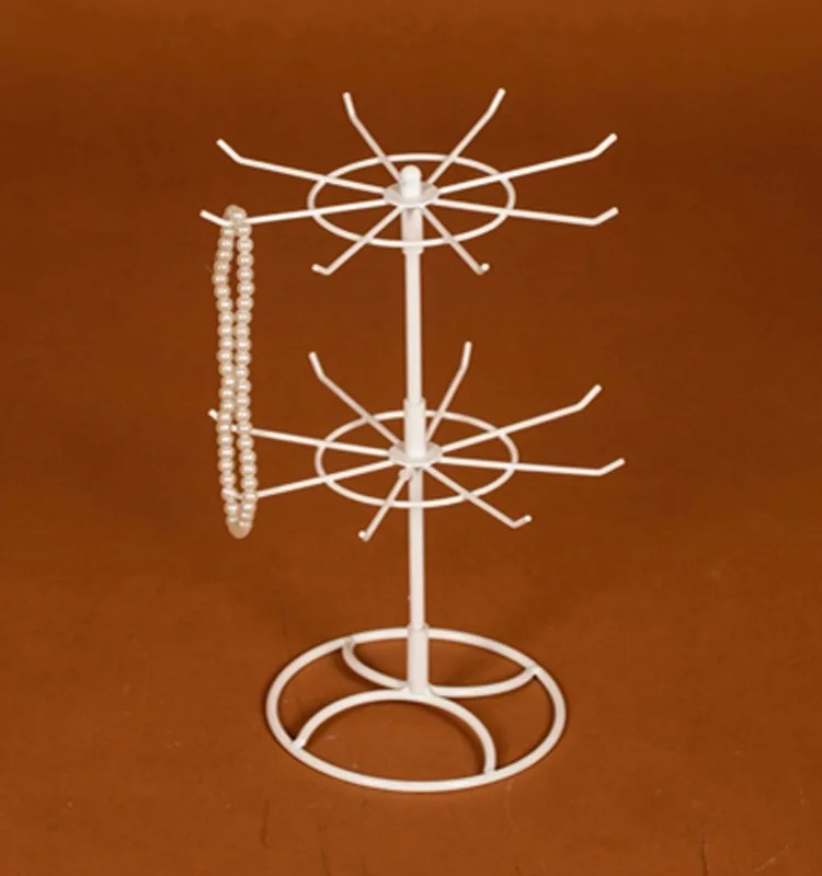 Подставка-органайзер для ювелирных изделий двухуровневая съемная вращающаяся