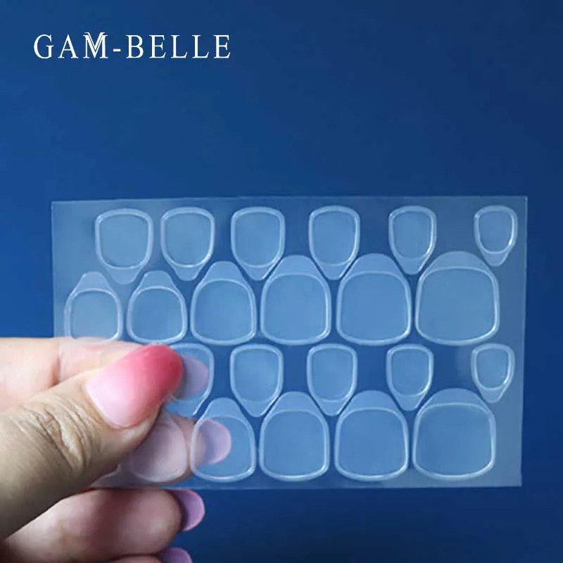 

GAM-BELLE 1 лист поддельные ногти советы двусторонняя клейкая лента клей стикер акриловый инструмент для наращивания ногтей Аксессуары для ман...
