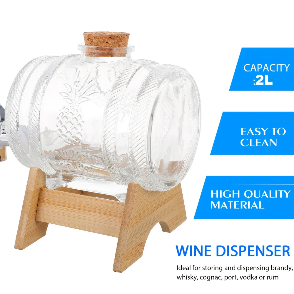 

1 Set Retro Beverage Container Making Glass Bottle for Home Party