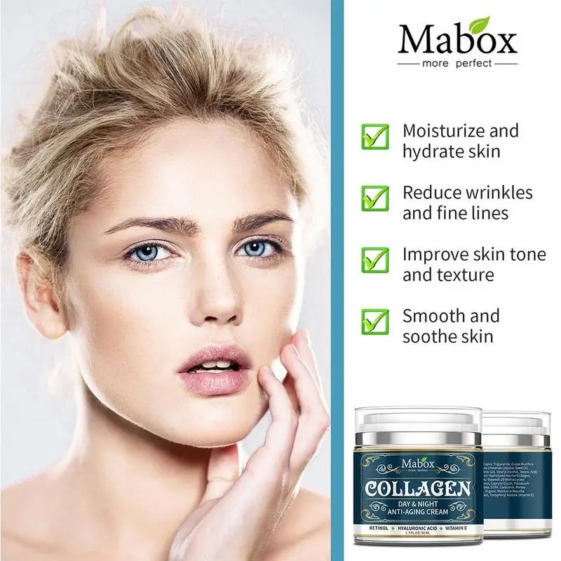 50g Repairing Hydrating Cream Hyaluronic Acid Antiaging Remove Vitamin E Collagen Smooth Whitening Creams Skin Care Cosmetics |