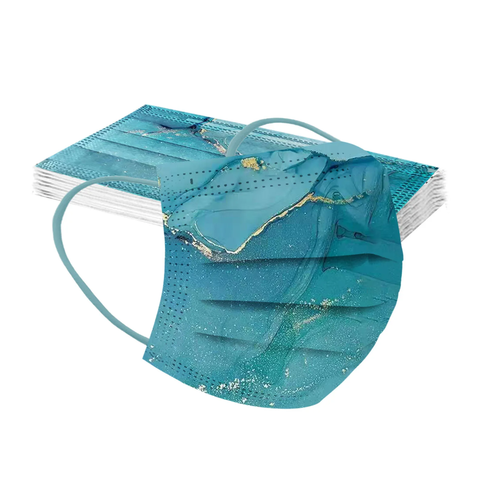 Маска одноразовая трехслойная с петлями для ушей 10 шт.|Аксессуары костюмов| |