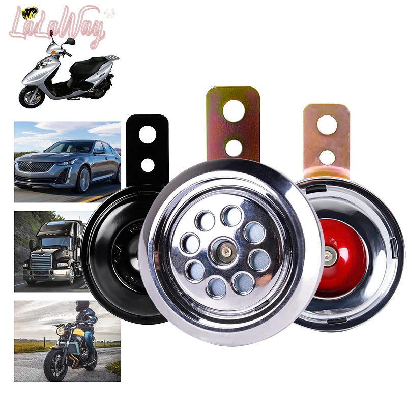 

MOTO Auto Car Vehicle Horn with Bracket Universal 12V 105db Loud Dual Waterproof Horn for All Motorcycle，ships，Electric Moto