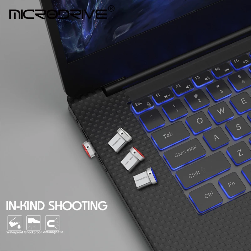 Металлический мини-USB флеш-накопитель 3 цвета 128 ГБ 64 32 16 8 Гб |