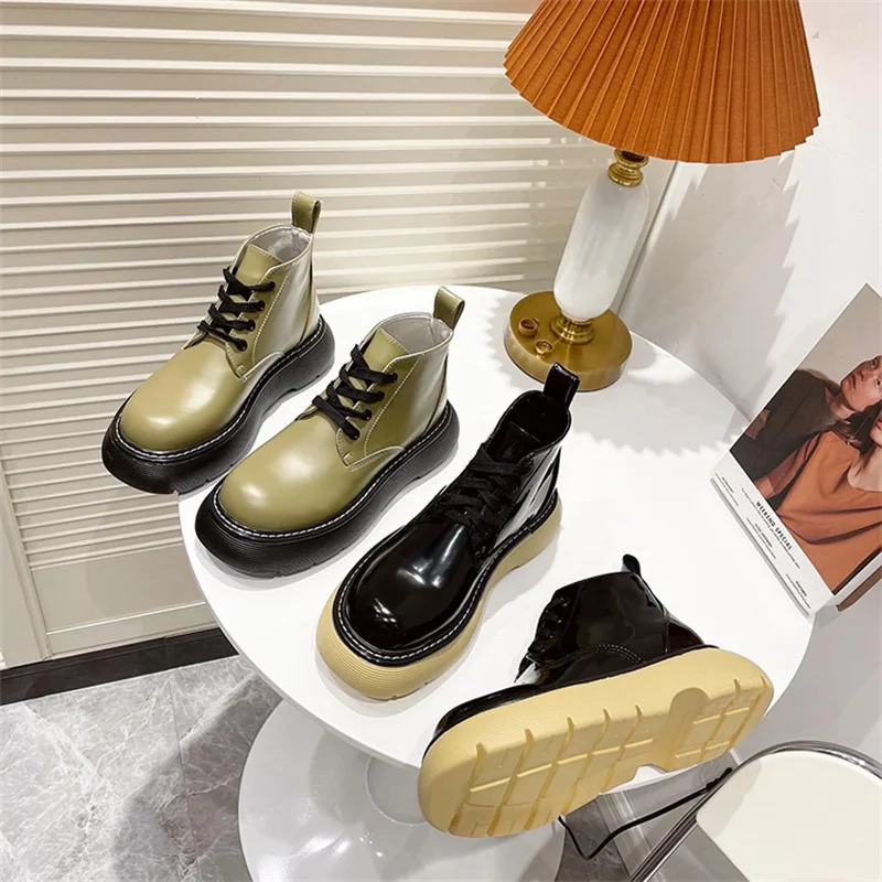 

Martin Boots 2021 Spring and Autumn New Fashion Casual Women's Single Shoes Sports Breathable Comfortable Flat Women's Shoes