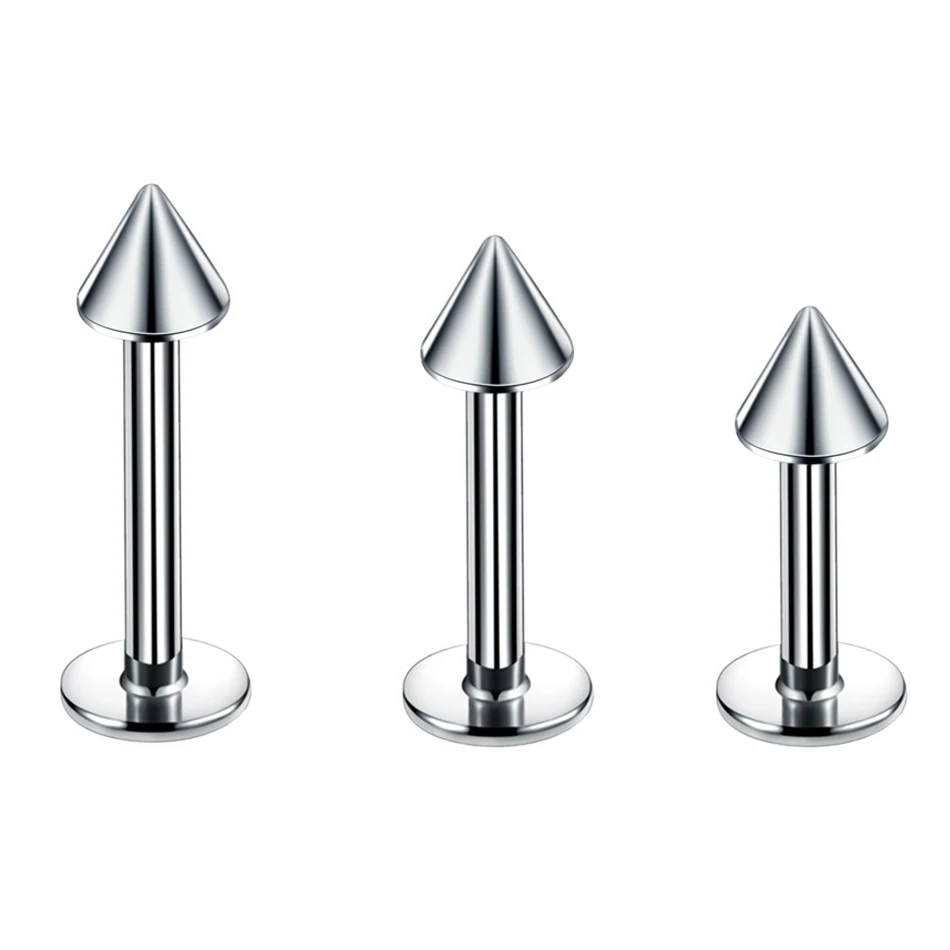 10 шт./лот серьги из нержавеющей стали пирсинг Для Пирсинга Ушей гвоздика для