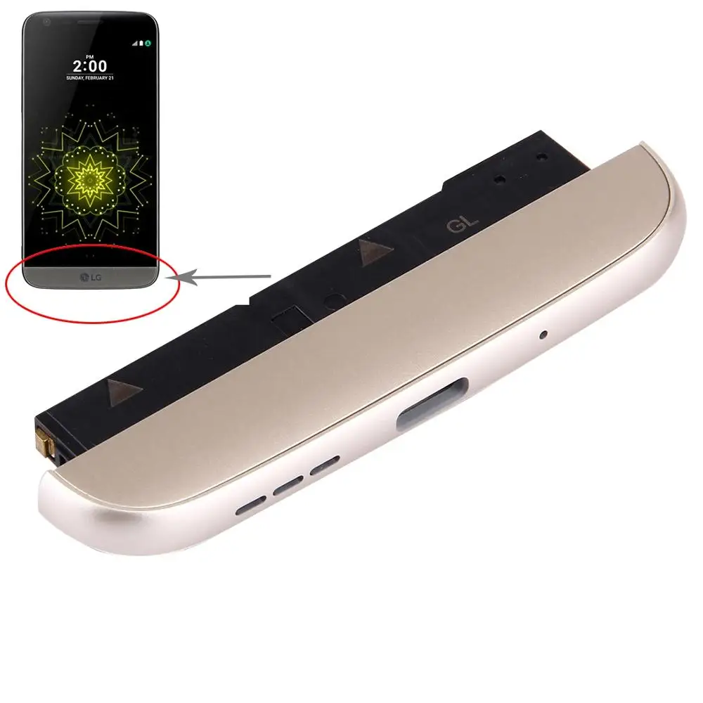 Для LG G5/H840/H850 дно (зарядная док-станция + микрофон динамик звонка зуммер) Замена