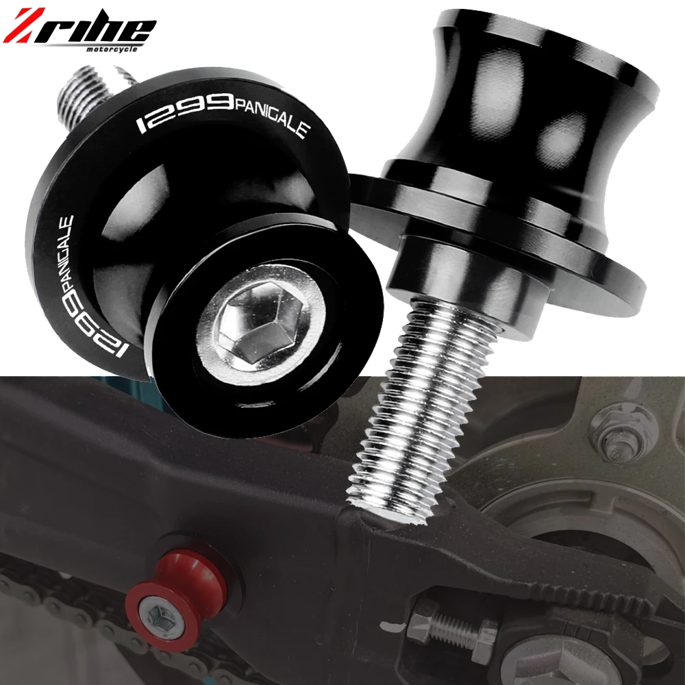 

Motorcycle Accessories CNC Aluminum 8MM Swingarm Spools Slider Stand Screw For DUCATI 1299 Panigale 1299Panigale 2015-2018 2019