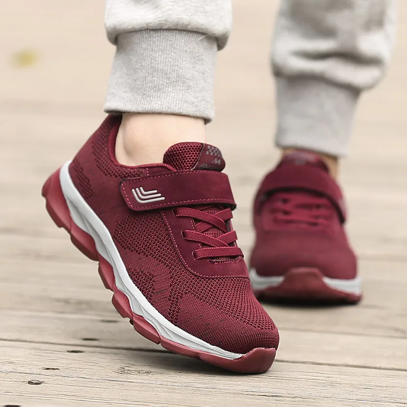 Модная удобная женская обувь дышащая на плоской подошве Повседневные Легкие