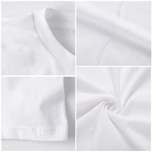 

Mini Mermaid Men's Crewneck Basic Short Sleeve T-Shirt Cotton O Neck Casual Tops