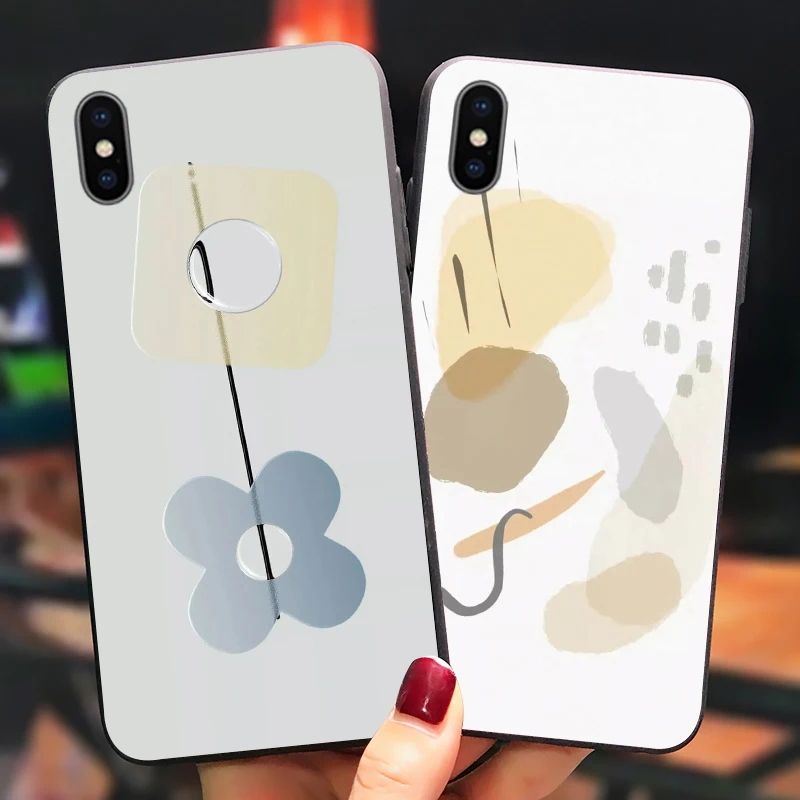 Простой художественный силиконовый чехол для телефона huawei P smart p20 p30 p10 lite 2017 2018 2019